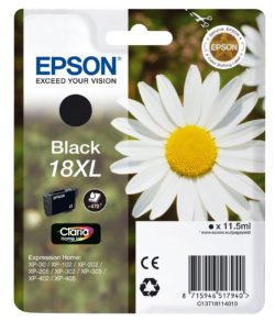 Epson Claria 18XL Black Ink Cartridge (C13T18114010)